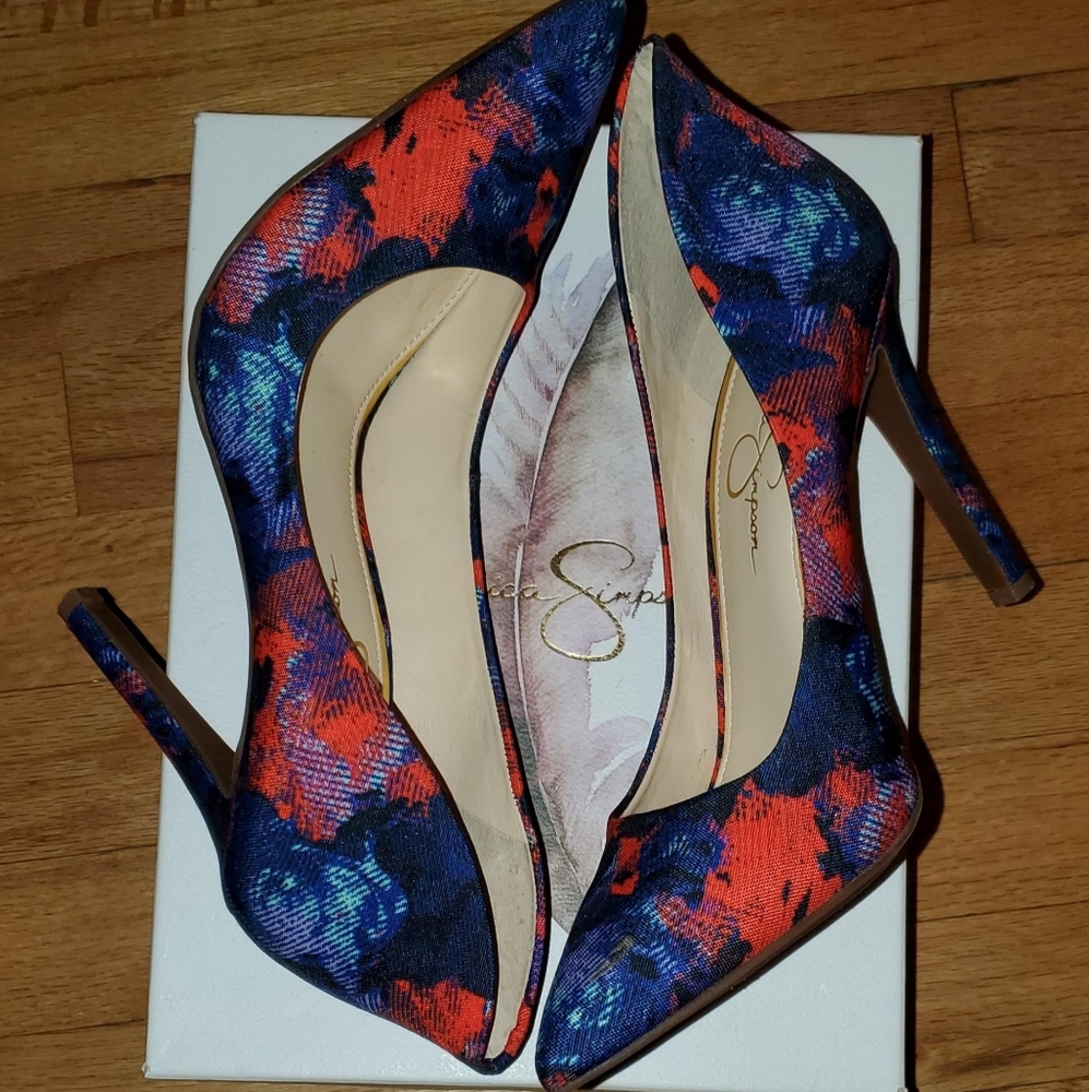 Jessica Simpson Floral Print Pump